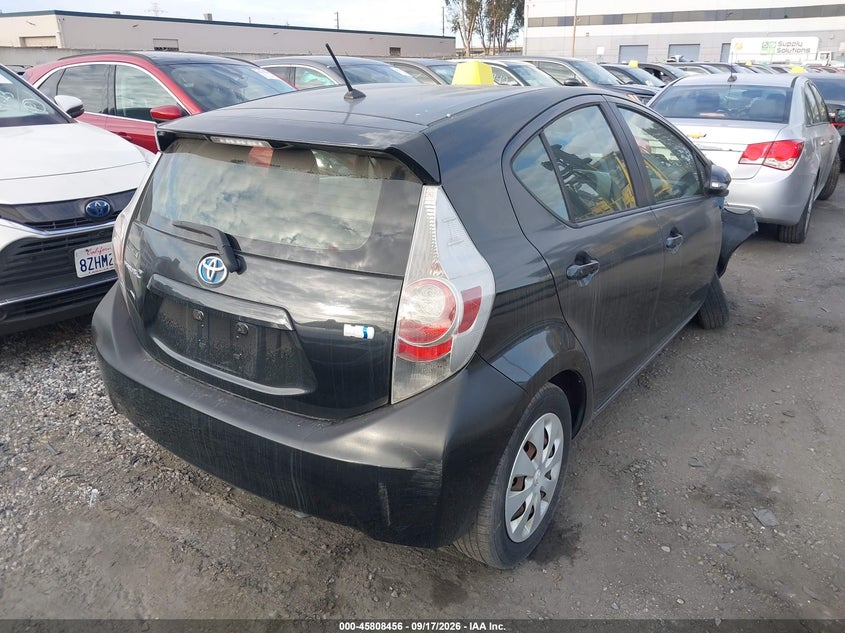 2012 TOYOTA PRIUS C auction photo 4