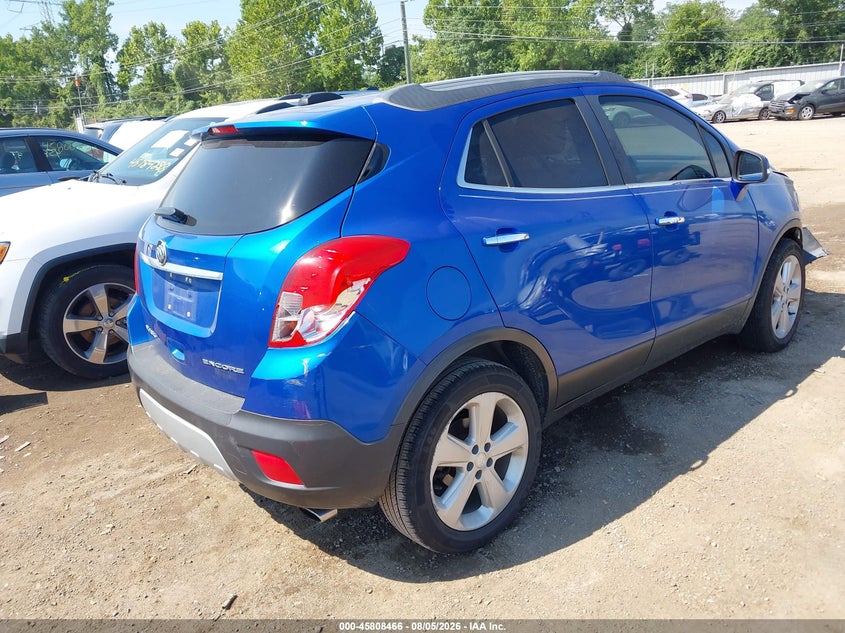 Vin: kl4cjbsb7gb638016, lot: 46307312, buick encore convenience 20164