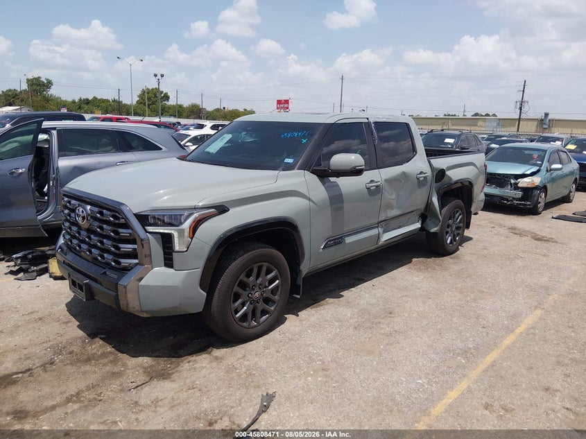 Vin: 5tfna5dbxsx292004, lot: 46307317, toyota tundra platinum 20252