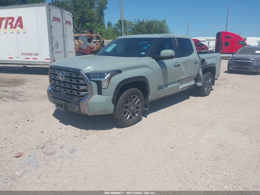 Vin: 5tfna5dbxsx292004, lot: 46307317, toyota tundra platinum 20252