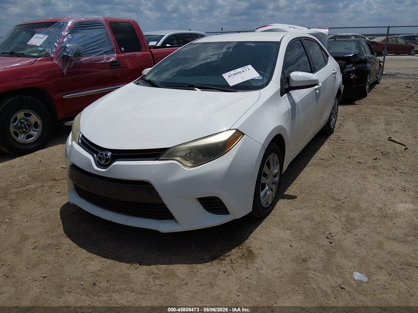 2016 Toyota Corolla, Удар сзади, IAAI, VIN 5YFBURHE0GP431696 — фото 2