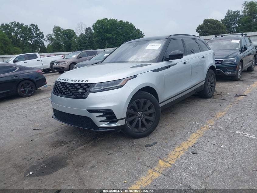 Vin: salyl2rx2ja774079, lot: 46307323, land rover range rover velar p250 se r-dynamic 20182