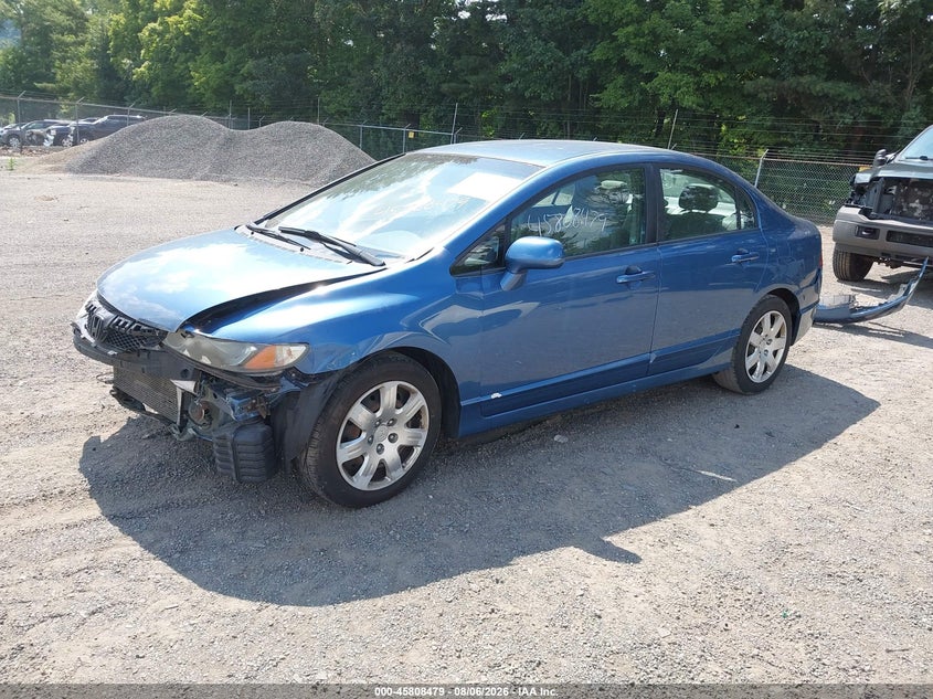Vin: 19xfa1f52be036217, lot: 46307325, honda civic lx 20112