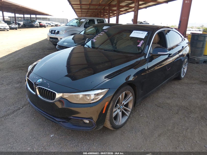 Vin: wba4j1c52kbm13134, lot: 46307329, bmw 430i gran coupe 20192