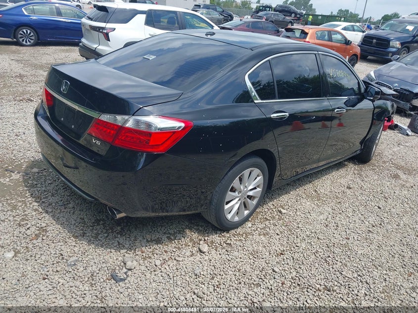 Vin: 1hgcr3f82fa001365, lot: 46307337, honda accord ex-l v-6 20154