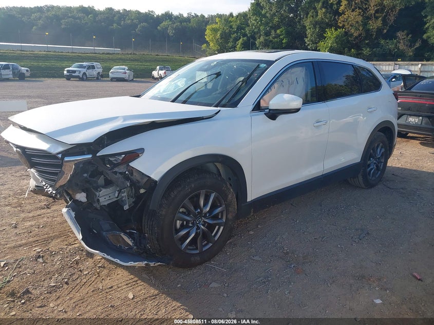 Vin: jm3tcbcy8l0401633, lot: 46307356, mazda cx-9 touring 20202