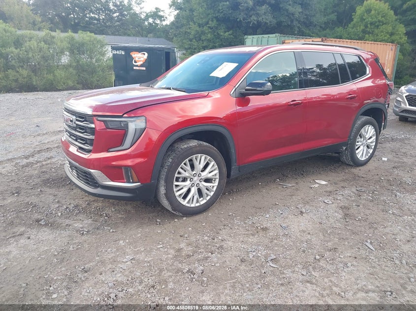 Vin: 1gkenkks7rj221401, lot: 46307365, gmc acadia fwd elevation 20242