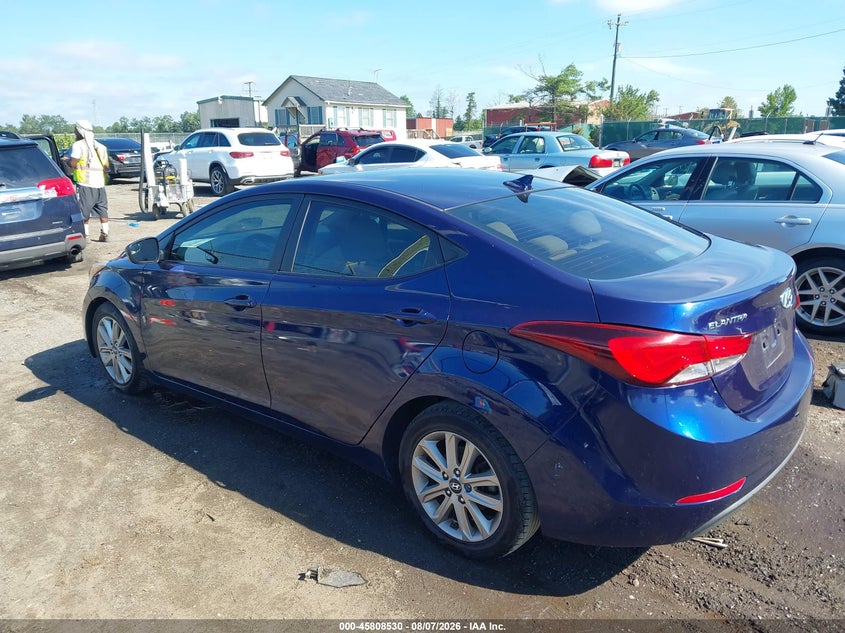 Vin: 5npdh4ae6eh510603, lot: 46307377, hyundai elantra se 20143