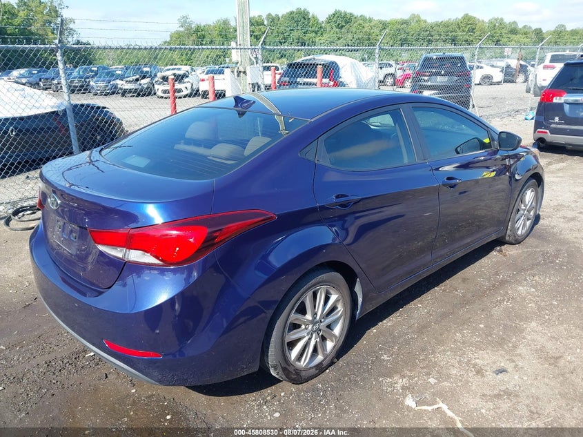Vin: 5npdh4ae6eh510603, lot: 46307377, hyundai elantra se 20144