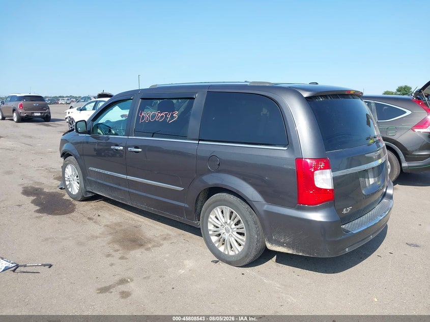 Vin: 2c4rc1jg4gr150466, lot: 46307389, chrysler town & country limited 20163