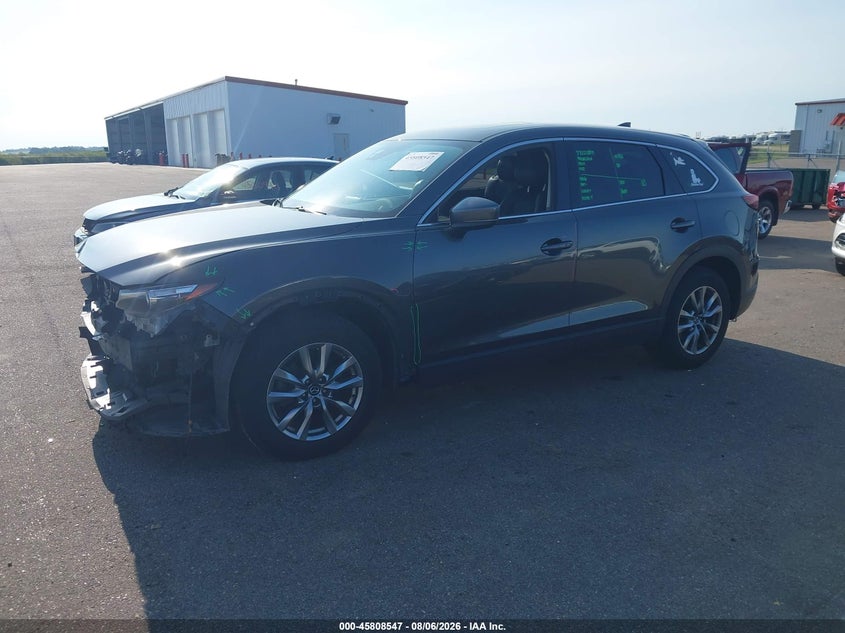 Vin: jm3tcbcy0g0123199, lot: 46307393, mazda cx-9 touring 20162