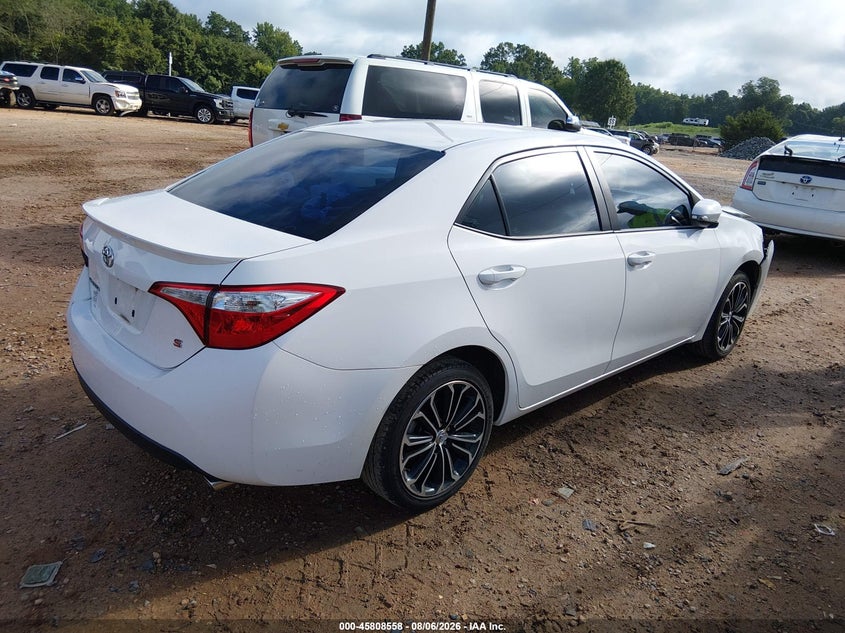 Vin: 2t1burhexgc492716, lot: 46307404, toyota corolla s plus 20164
