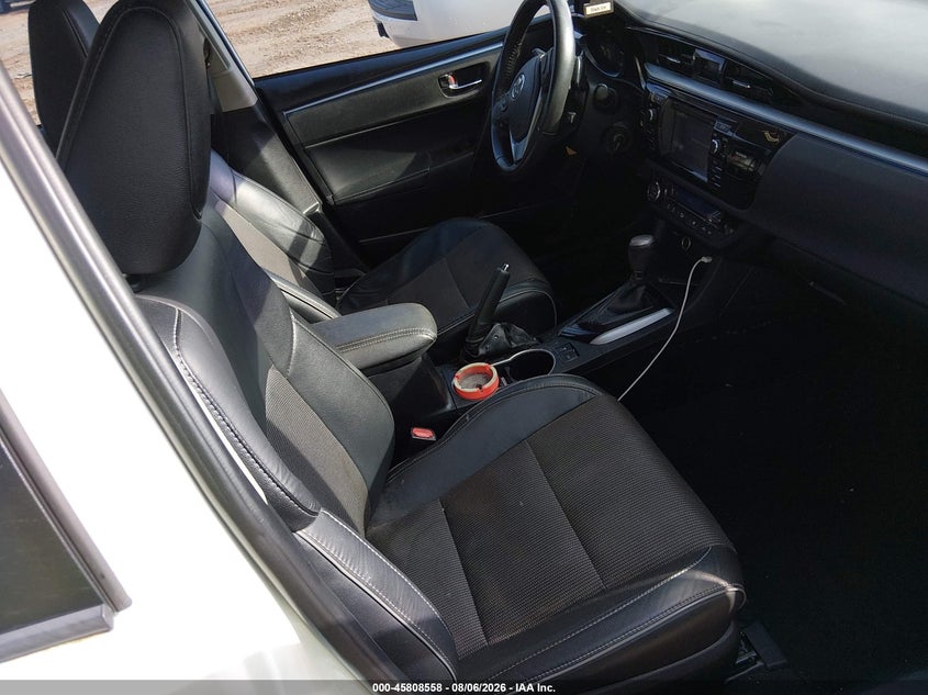 TOYOTA COROLLA 2016 VIN 2T1BURHEXGC492716