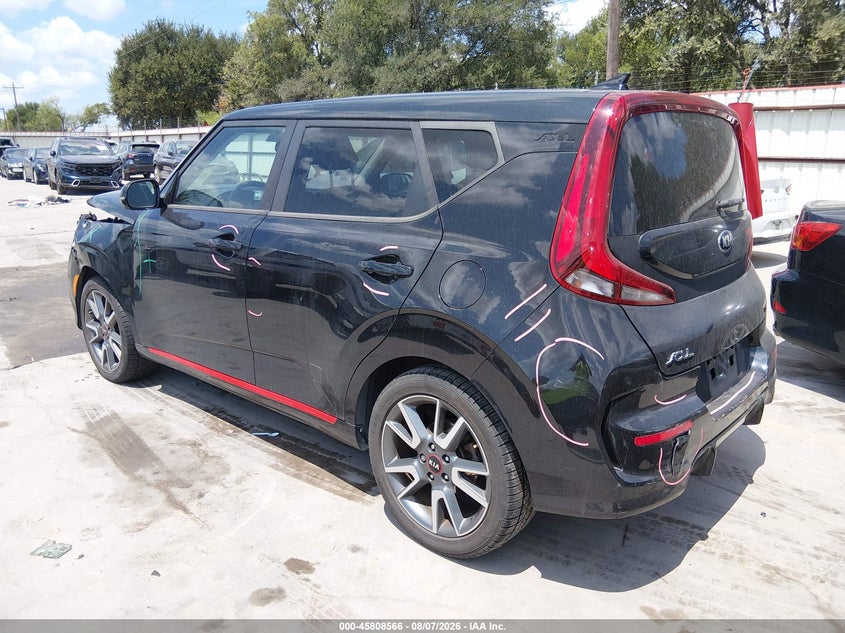 Vin: kndj63au8l7701550, lot: 46307412, kia soul gt-line 20203