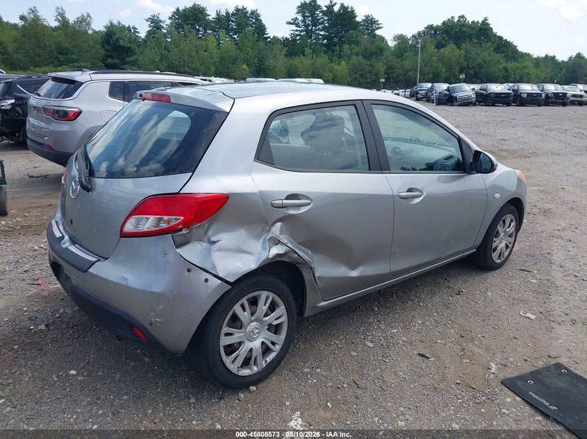 2012 MAZDA 2 HATCHBACK 1.5L I-4 DOHC, VVT, 100HP