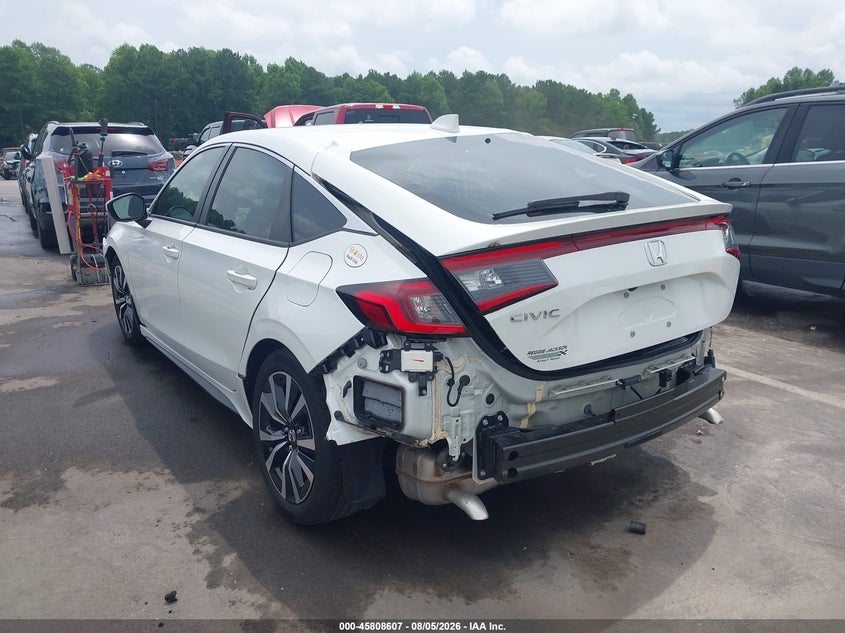 Vin: 19xfl1h74re020278, lot: 46307453, honda civic ex-l 20243