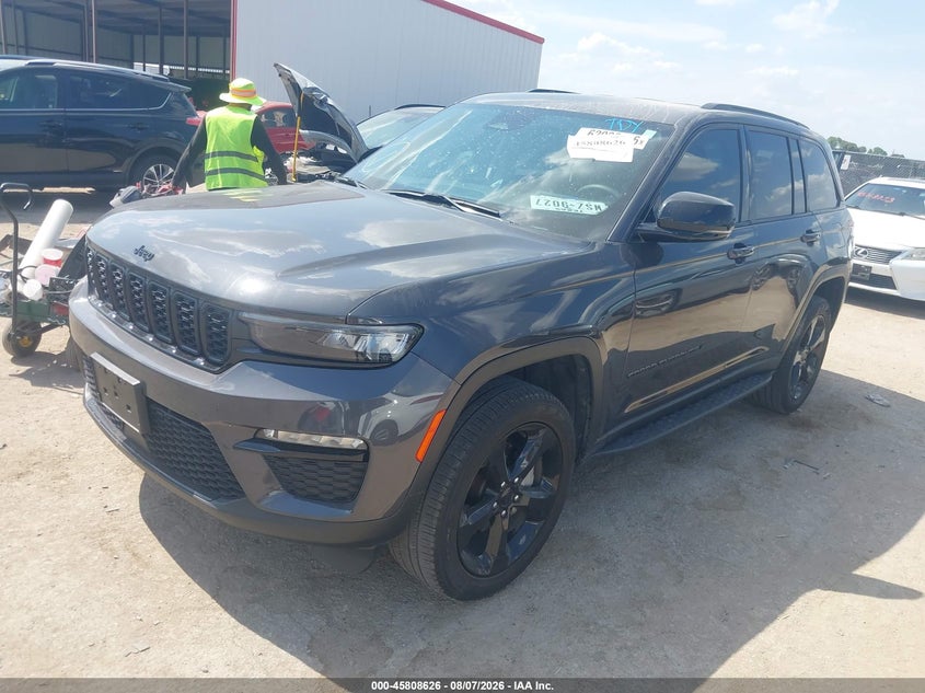 Vin: 1c4rjhbg0pc561949, lot: 46307471, jeep grand cherokee limited 4x4 20232