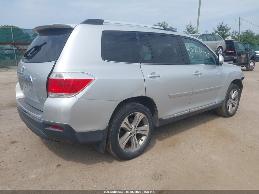 Vin: 5tddk3eh3cs095067, lot: 46307489, toyota highlander limited v6 20124