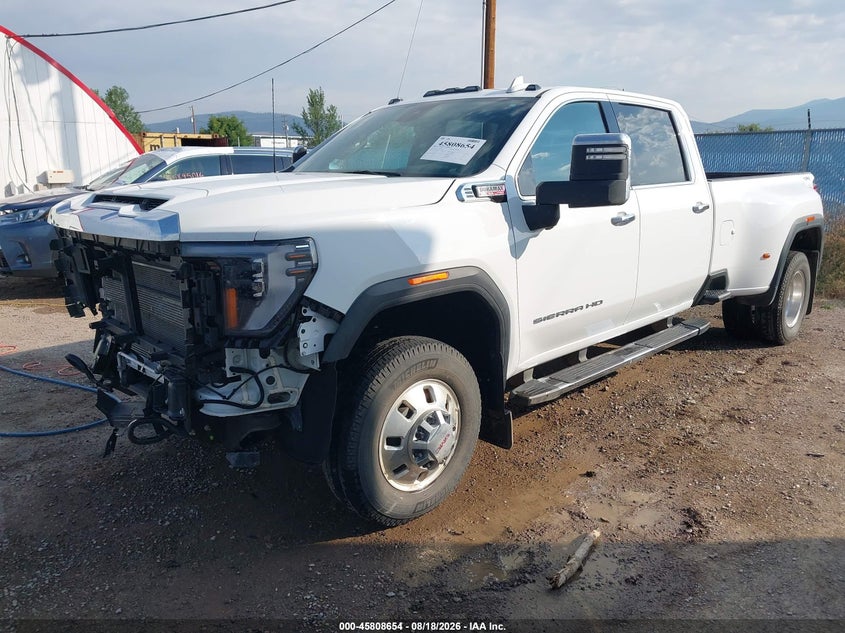 2025 GMC Sierra 3500Hd , Long Bed, Slt Drw, 4Wd, Front End, IAAI, VIN 1GT4UUEY7SF230355 — photo 2