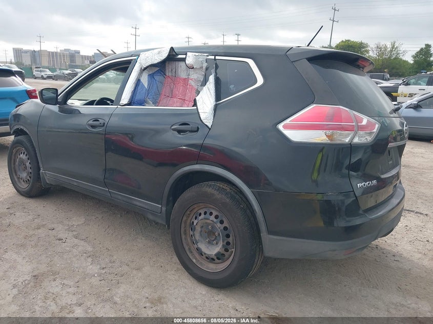 Vin: knmat2mt6gp640520, lot: 46307502, nissan rogue s 20163