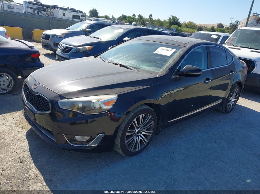 Vin: knaln4d74e5138855, lot: 46307518, kia cadenza premium 20142