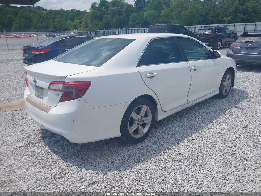 Vin: 4t1bf1fkxcu191117, lot: 46307526, toyota camry se 20124