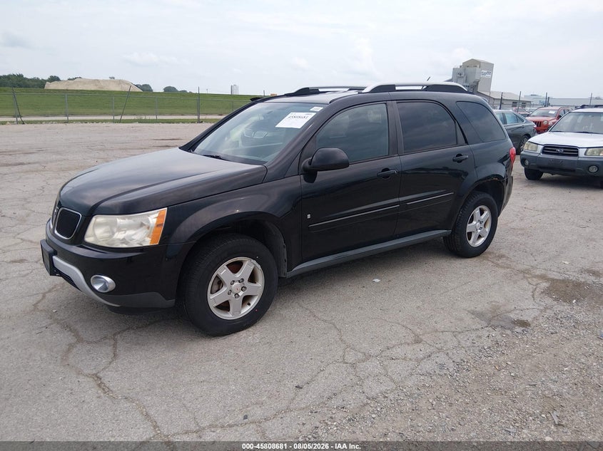 2009 Pontiac Torrent, Right Rear, IAAI, VIN 2CKDL43F596231389 — photo 2