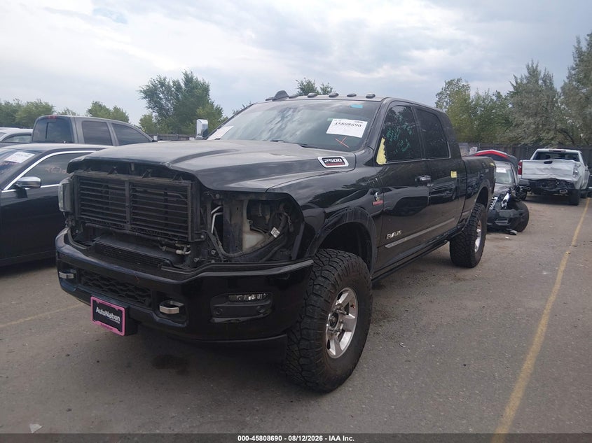 Vin: 3c6ur5tl1lg173267, lot: 46307536, ram 2500 limited  4x4 6'4 box 20202