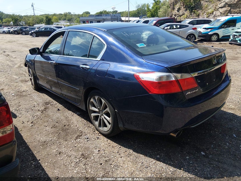 Vin: 1hgcr2f54fa154068, lot: 46307544, honda accord sport 20153