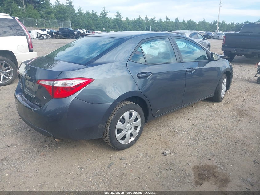 Vin: 2t1burhe4gc608637, lot: 46307546, toyota corolla le 20164