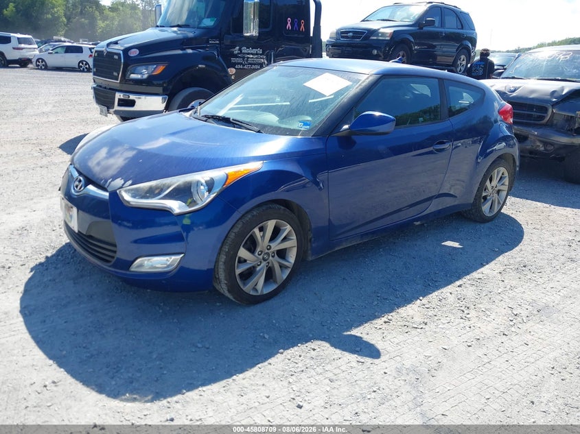 Vin: kmhtc6ad1hu304950, lot: 46307555, hyundai veloster 20172
