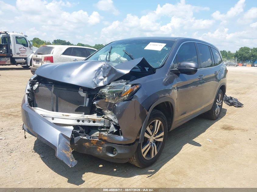 Vin: 5fnyf5h53hb034350, lot: 46307557, honda pilot ex-l 20172