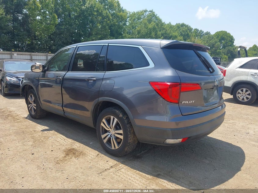 Vin: 5fnyf5h53hb034350, lot: 46307557, honda pilot ex-l 20173