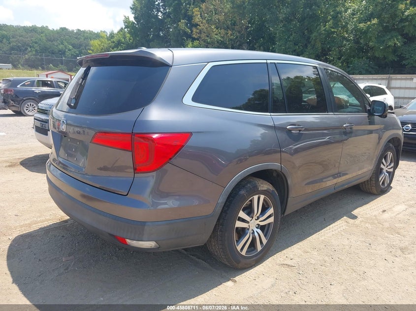 Vin: 5fnyf5h53hb034350, lot: 46307557, honda pilot ex-l 20174