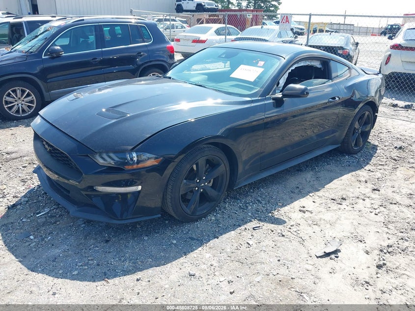 Vin: 1fa6p8th7m5153463, lot: 46307571, ford mustang ecoboost fastback 20212