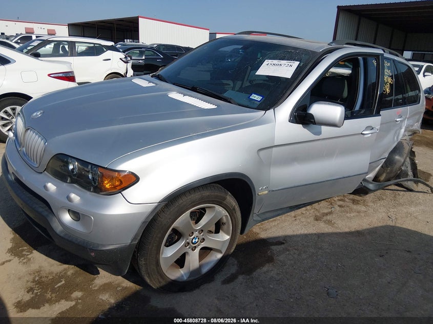 2006 BMW X5, Rear, IAAI, VIN 5UXFB53596LV28277 — photo 2