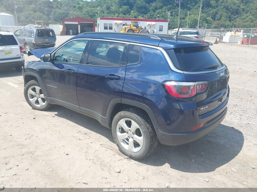 Vin: 3c4njdbb8jt373381, lot: 46307582, jeep compass latitude 4x4 20183