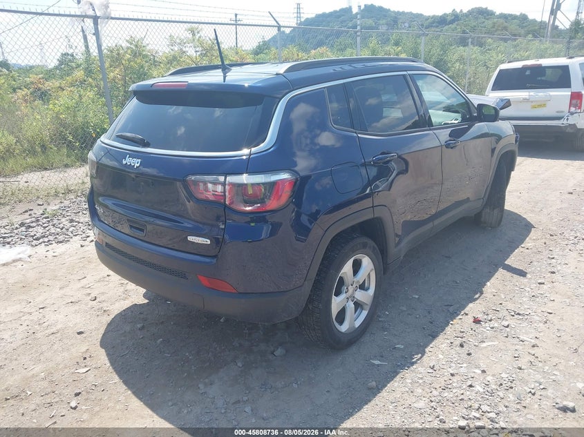 Vin: 3c4njdbb8jt373381, lot: 46307582, jeep compass latitude 4x4 20184