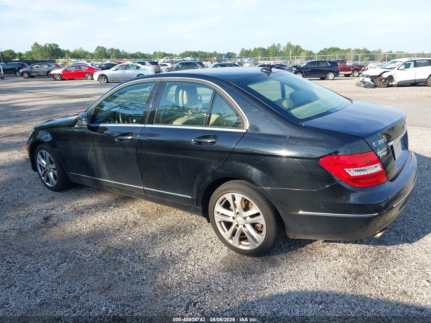 Vin: wddgf8ab3dr254840, lot: 46307588, mercedes-benz c 300 luxury 4matic 20133