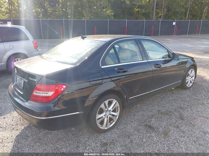Vin: wddgf8ab3dr254840, lot: 46307588, mercedes-benz c 300 luxury 4matic 20134