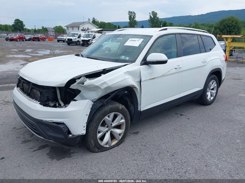 Vin: 1v2gr2ca0jc534425, lot: 46307599, volkswagen atlas 3.6l v6 s 20182