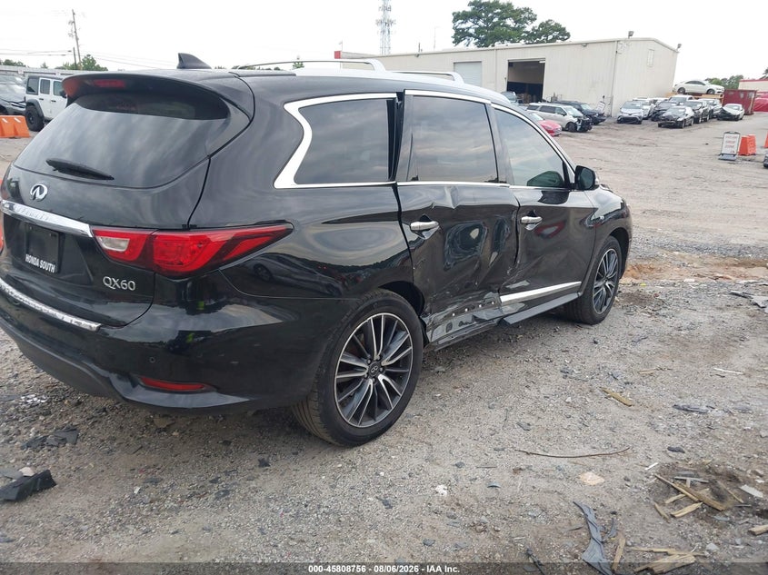 Vin: 5n1al0mn7gc508147, lot: 46307602, infiniti qx60 20164