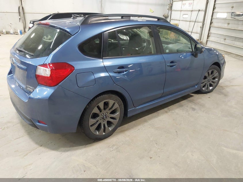 2016 SUBARU IMPREZA HATCHBACK 2.0L H-4 DOHC, VVT, 148HP