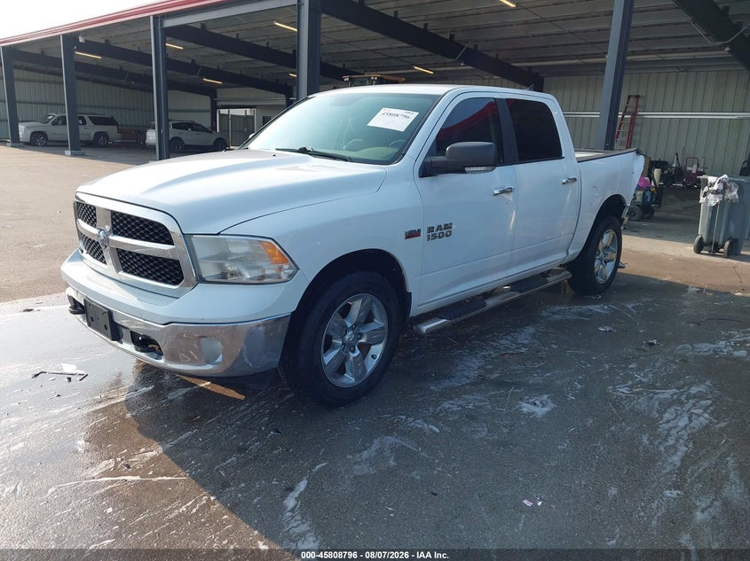 Vin: 1c6rr7lt7es296519, lot: 46307642, ram 1500 big horn 20142