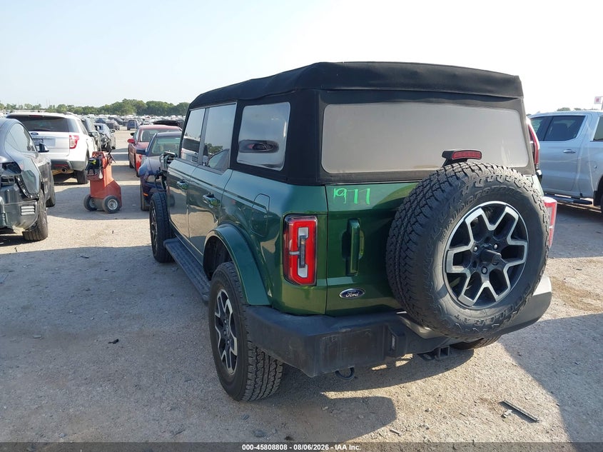 Vin: 1fmde8bh3rla73827, lot: 46307654, ford bronco outer banks 20243