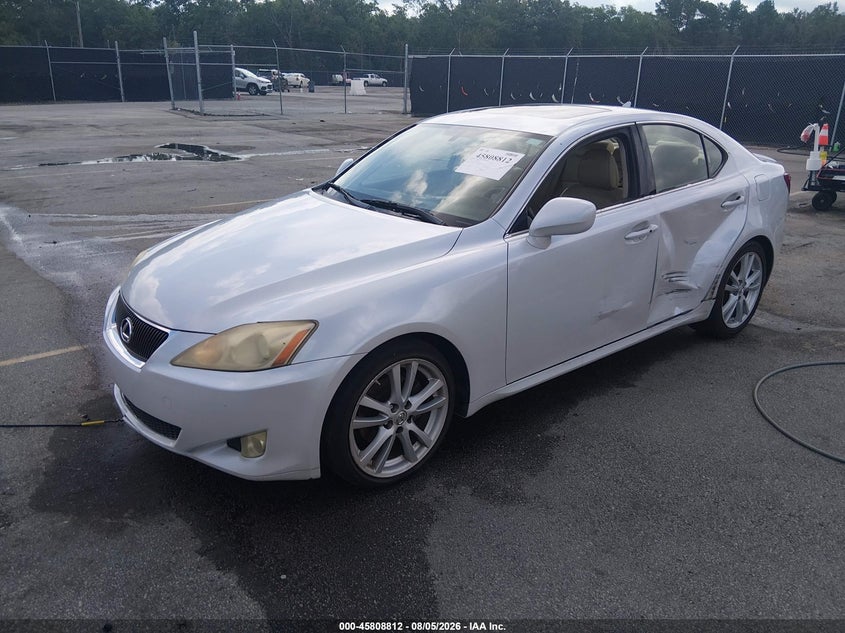 2007 Lexus IS, Left Side, IAAI, VIN JTHBK262075040498 — photo 2