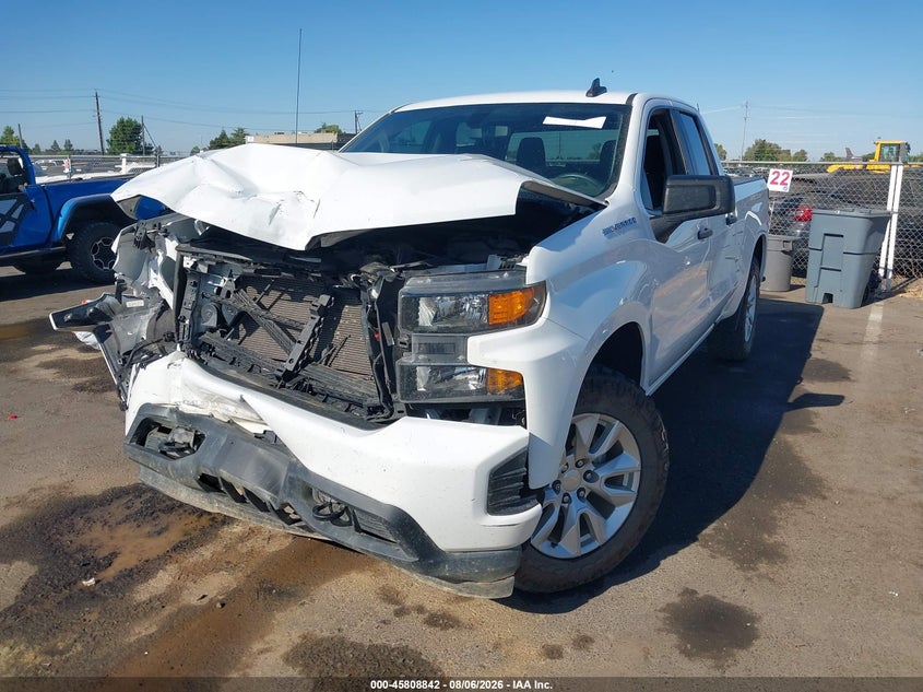 Vin: 1gcrybek9nz216826, lot: 46307688, chevrolet silverado 1500 ltd 4wd  standard bed custom 20222