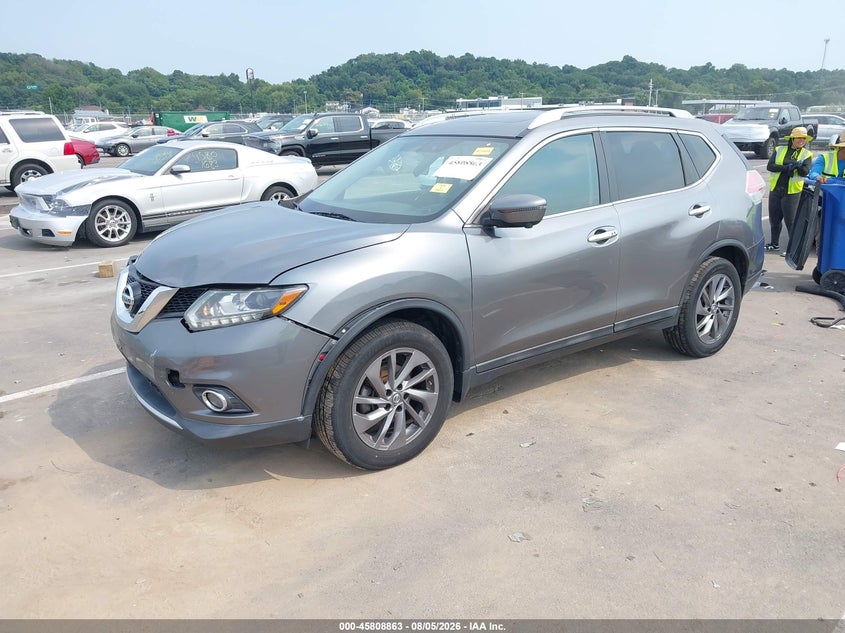 Vin: 5n1at2mv5gc735770, lot: 46307709, nissan rogue sl 20162