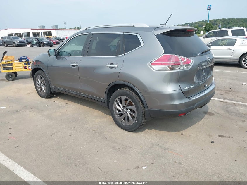Vin: 5n1at2mv5gc735770, lot: 46307709, nissan rogue sl 20163