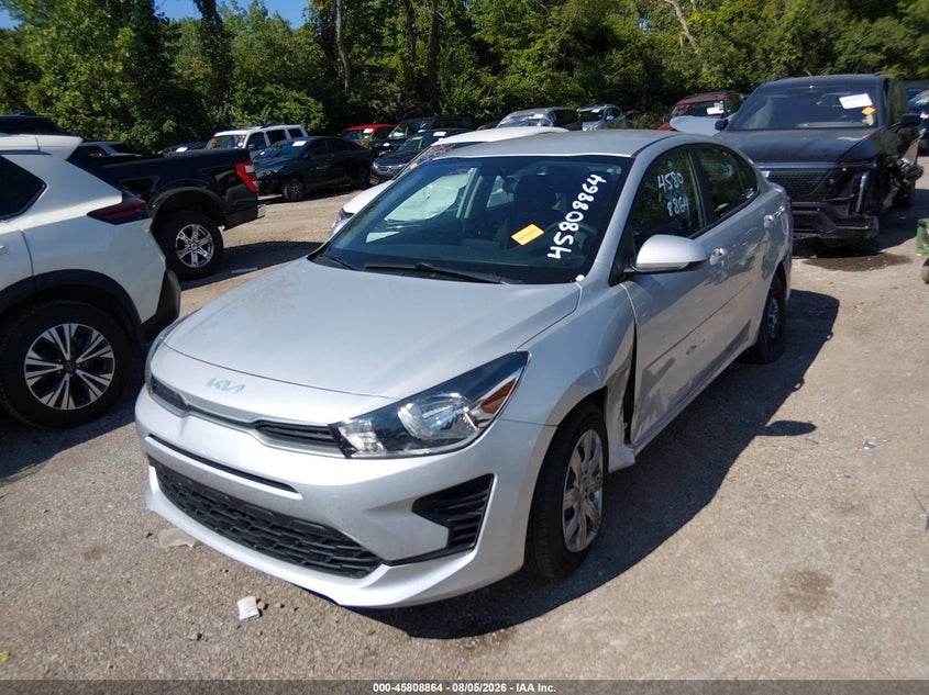 Vin: 3kpa24ad2ne510470, lot: 46307710, kia rio lx 20222